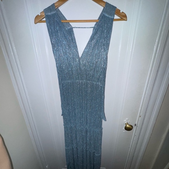 NWOT - Sabina Musayev Elegant Blue Cocktail Gown - Picture 2 of 6